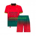 Camisolas de futebol AC Milan Guarda Redes Criança Equipamento Quarto 2024/25 Manga Curta